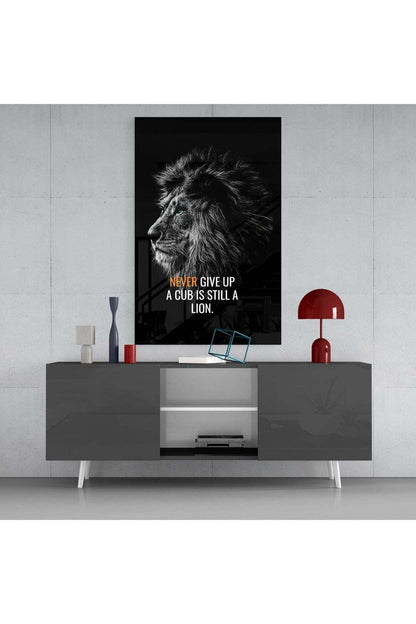 Aslan Cam Tablo