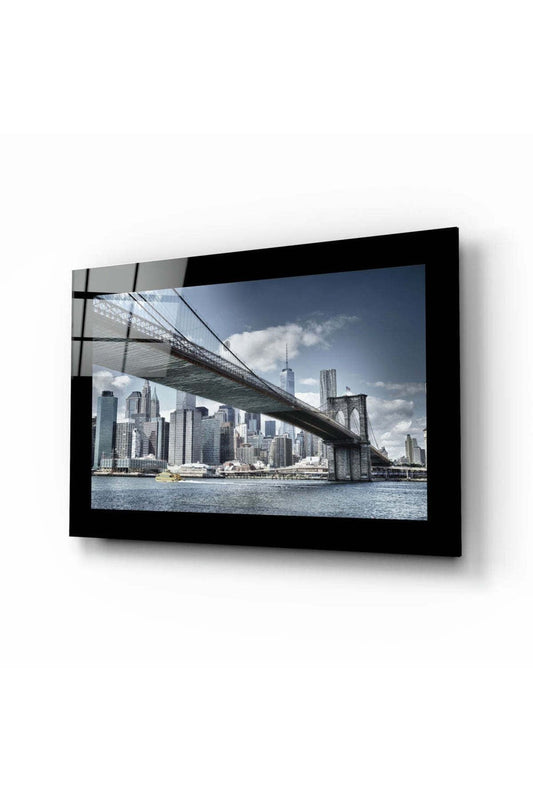 Brooklyn Köprüsü Cam Tablo
