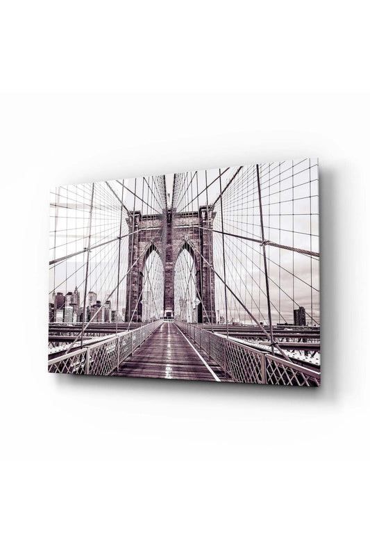 Brooklyn Köprüsü Cam Tablo