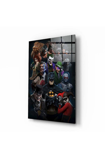 Batman Evreni Cam Tablo