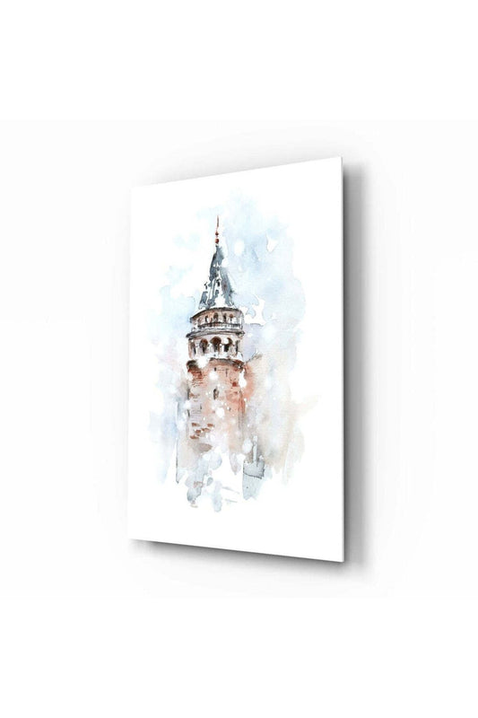 Galata Kulesi Cam Tablo