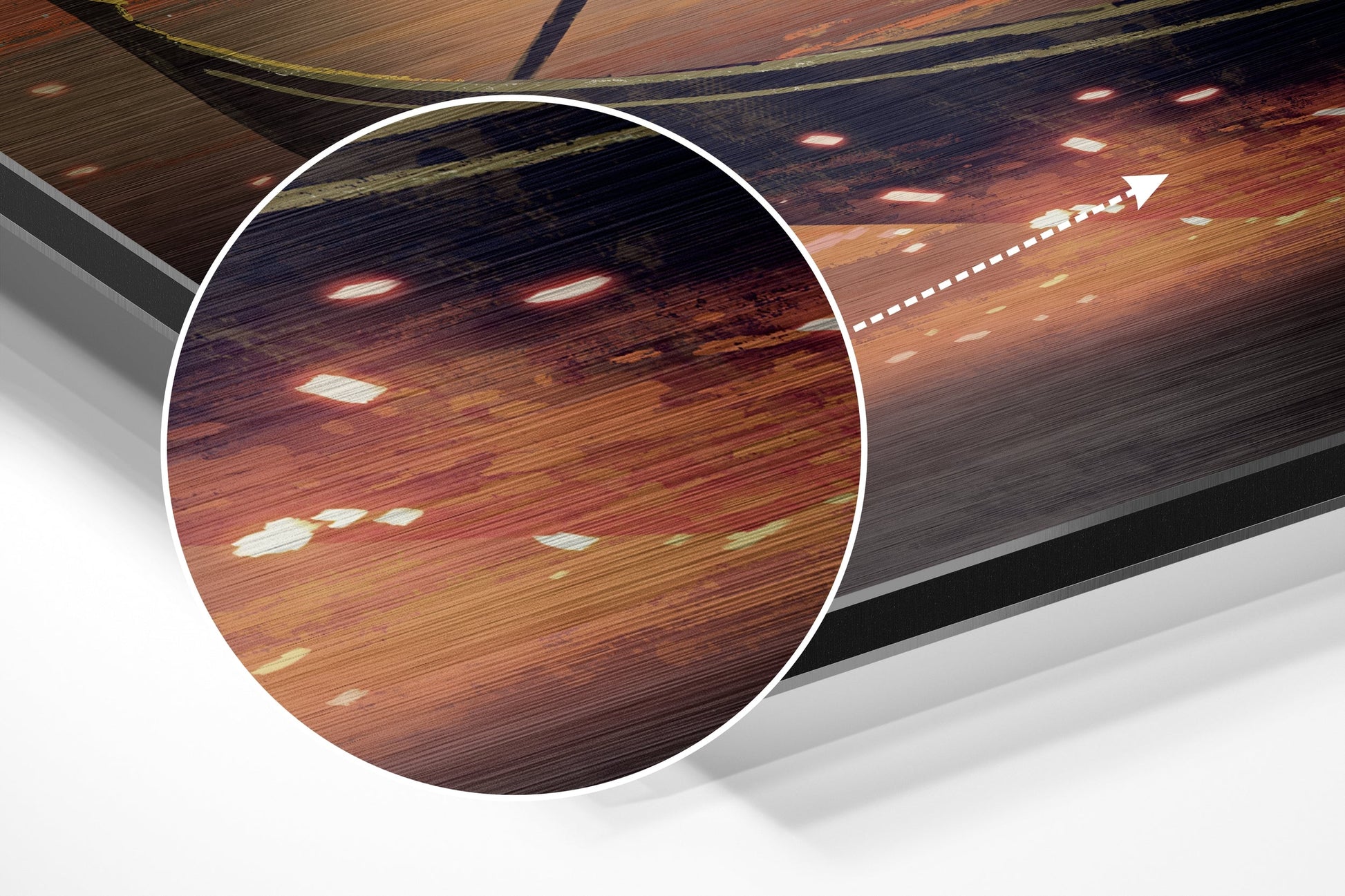 Moon Collector Fırçalı Metalik Alu-Dibond