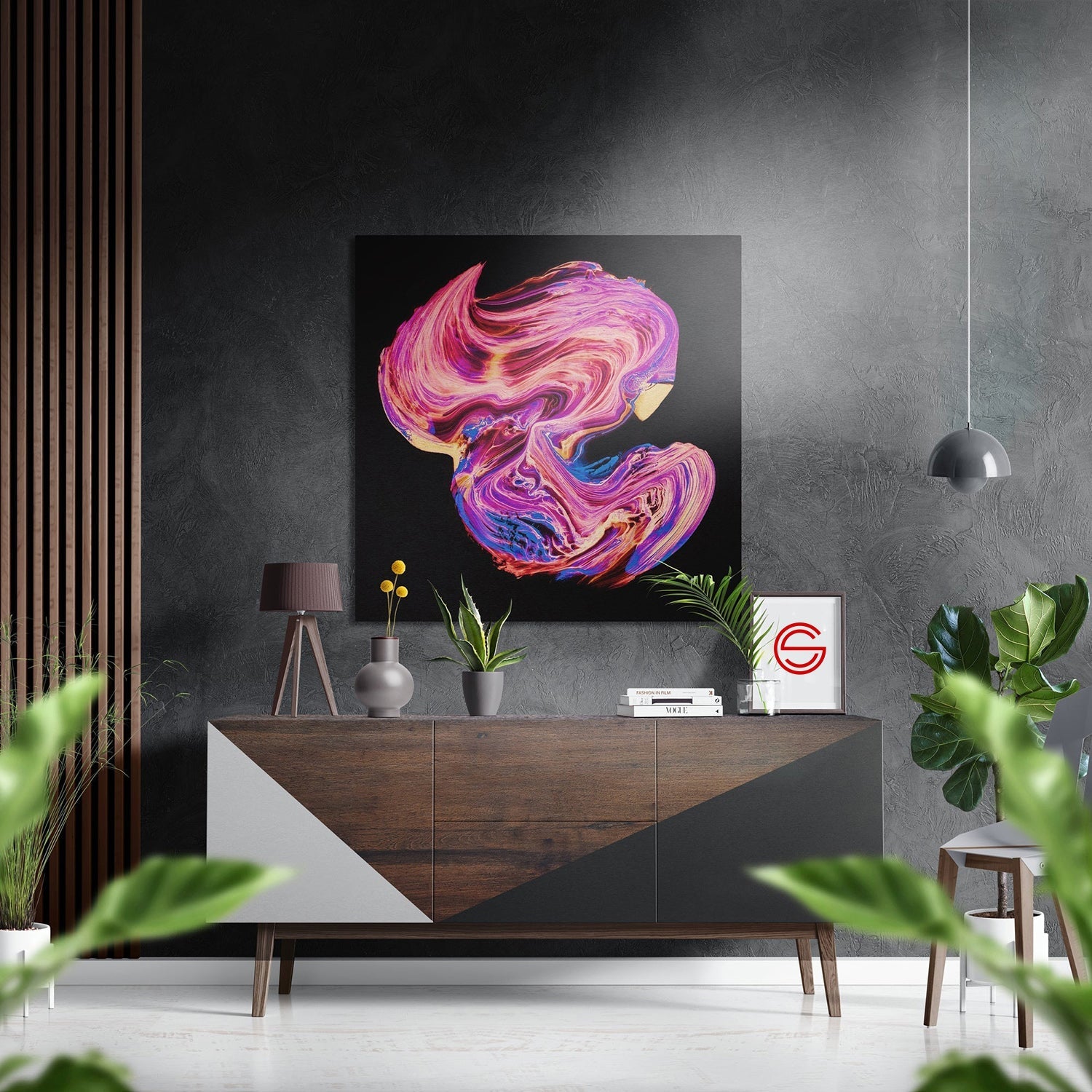 Pembe Dansı Fırçalı Metalik Alu-Dibond