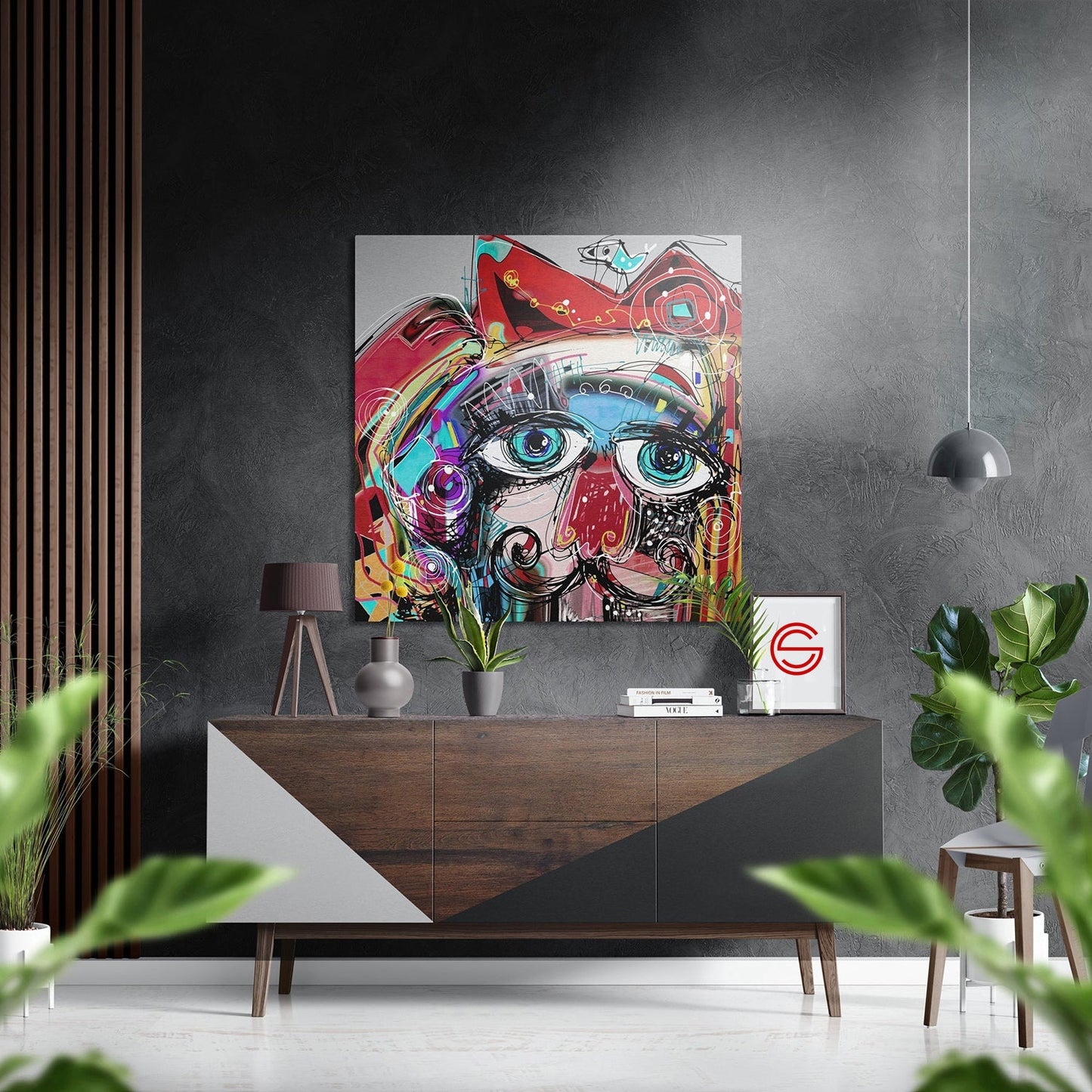 Picasso Style Fırçalı Metalik Alu-Dibond