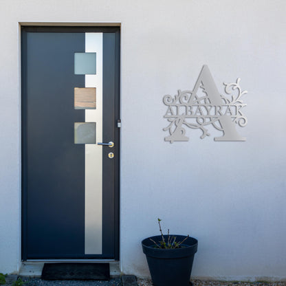 Letter Name Design - Personalized Metal Wall Decor
