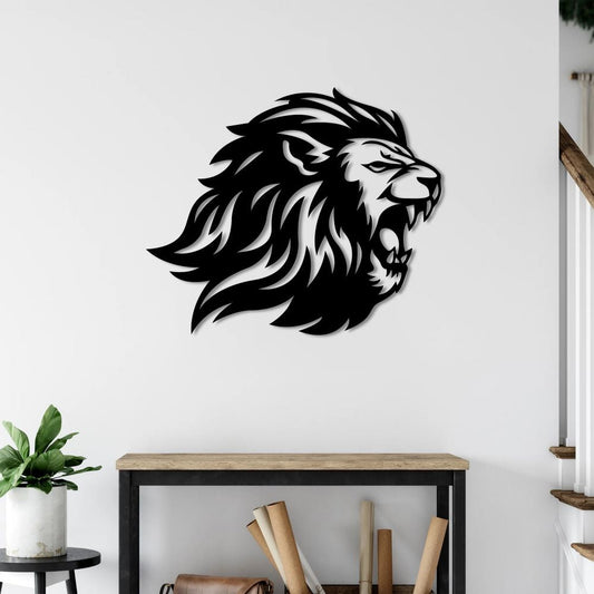 Asaletin Simgesi Aslan Metal Tablo
