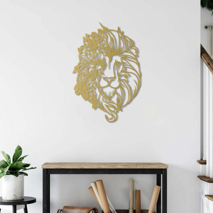 Aslan Ruhu Metal Tablo