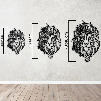 Aslan Ruhu Metal Tablo