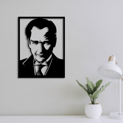 Mustafa Kemal Atatürk Metal Tablo