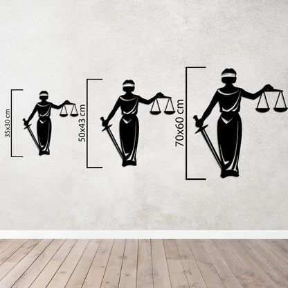 Balance of Justice Metal Painting