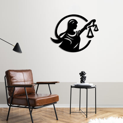 Voice of Justice Metal Painting