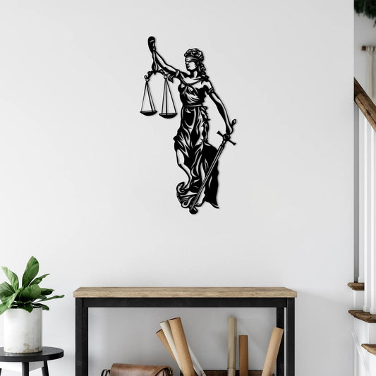 Hukukun Işığında Metal Tablo