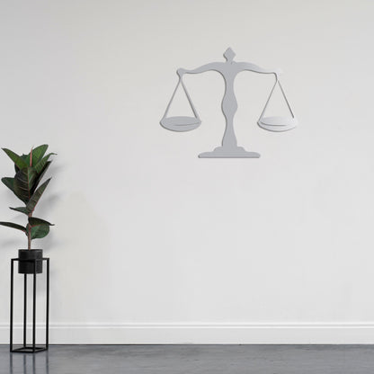 Balance of Justice Metal Painting