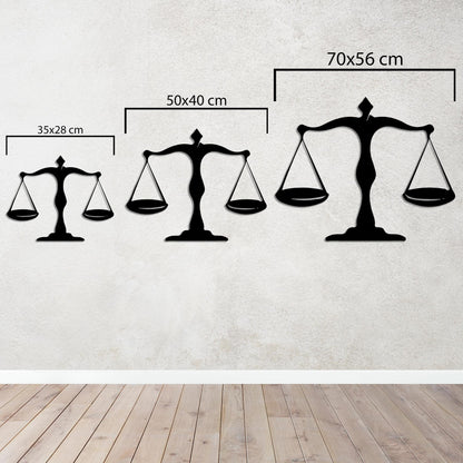 Balance of Justice Metal Painting