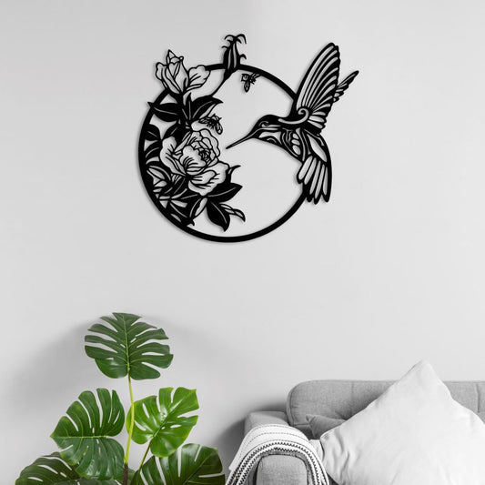 Baharın Elçisi Kuş Metal Tablo