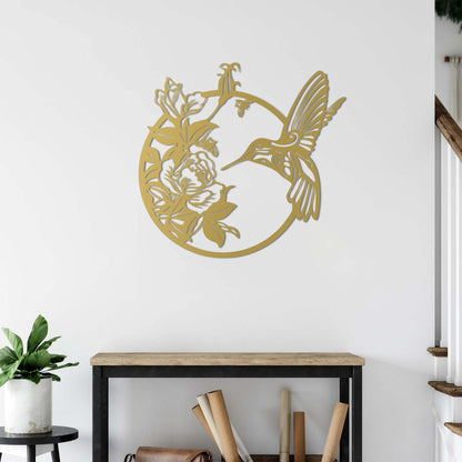 Baharın Elçisi Kuş Metal Tablo