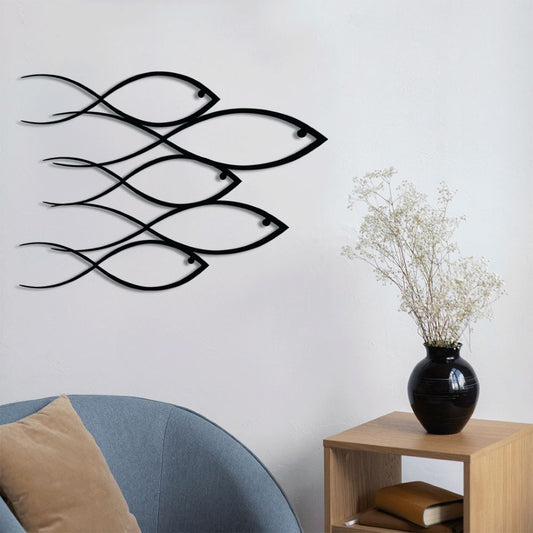 Balık Sarmalı Metal Tablo