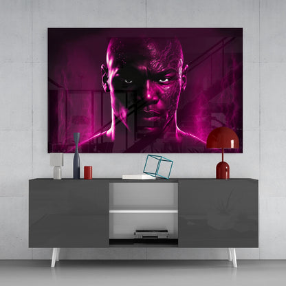 Iconic Michael Jordan Glass Wall Art  || Designers Collection