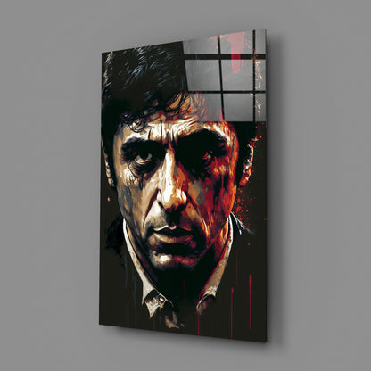 Al Pacino Glass Wall Art  || Designers Collection