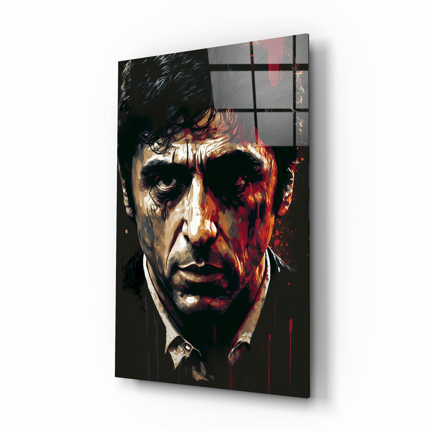 Al Pacino Glass Wall Art  || Designers Collection