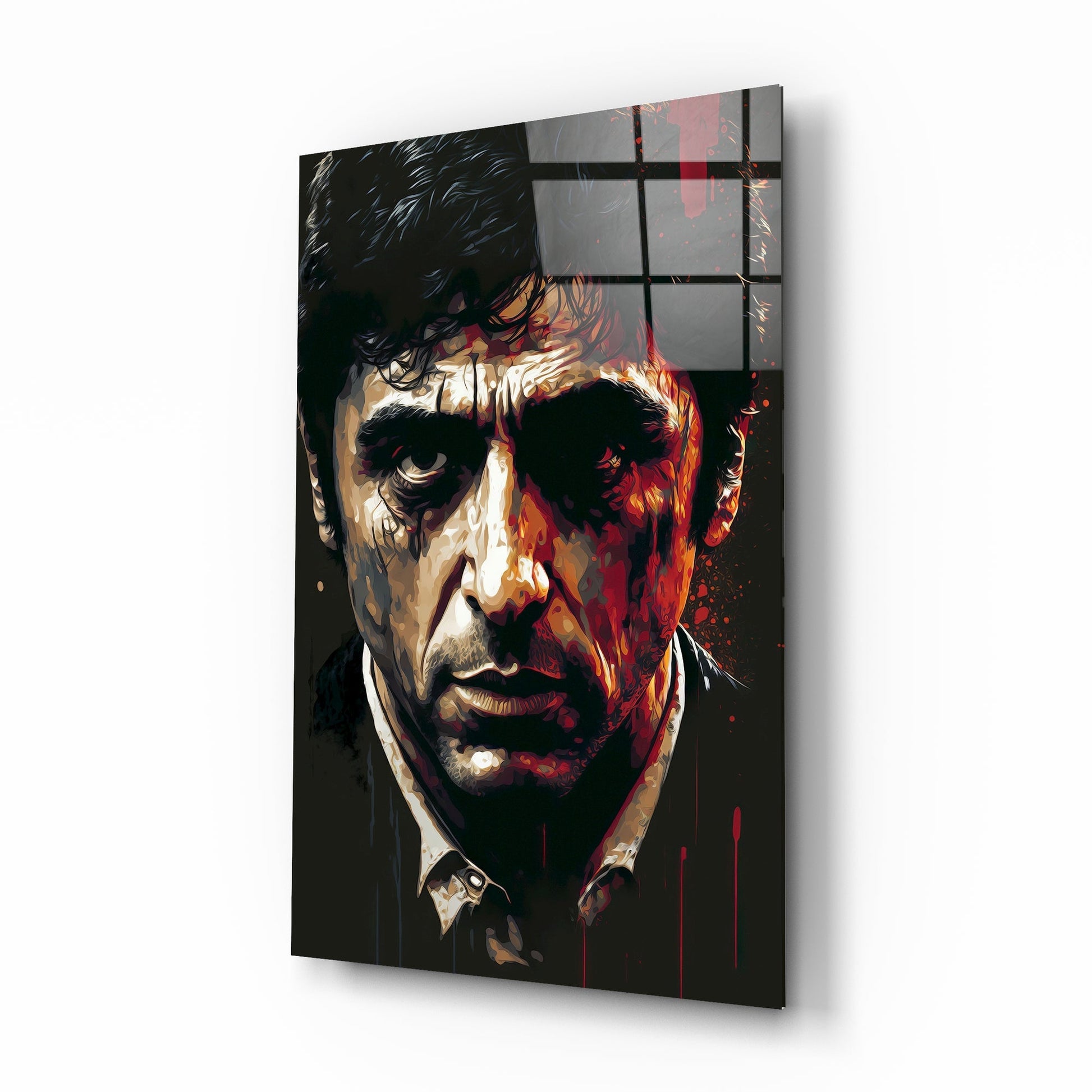 Al Pacino Glass Wall Art  || Designers Collection
