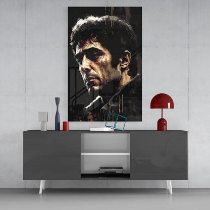 Al Pacino Glass Wall Art  || Designers Collection