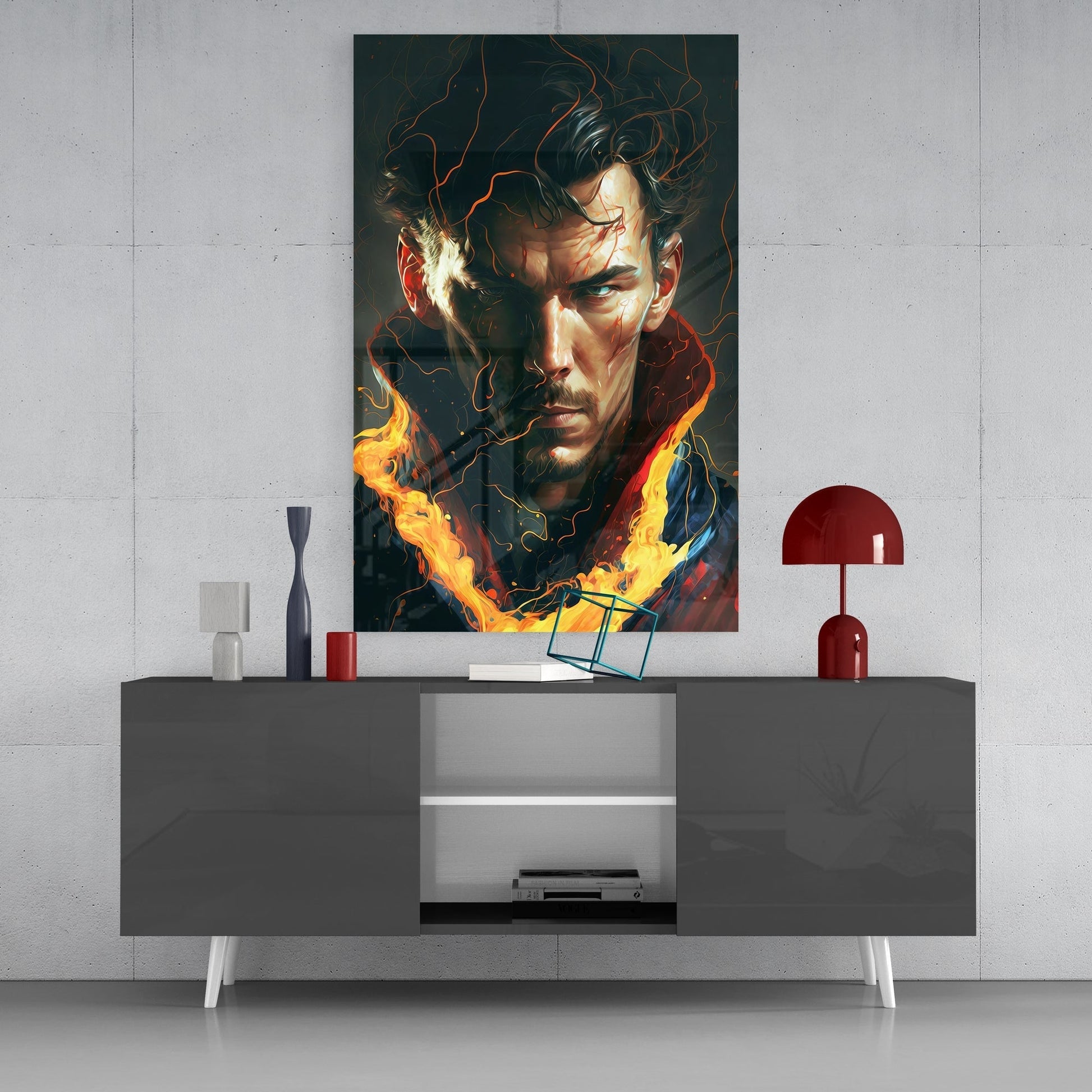 Dr. Strange Glass Wall Art  || Designers Collection
