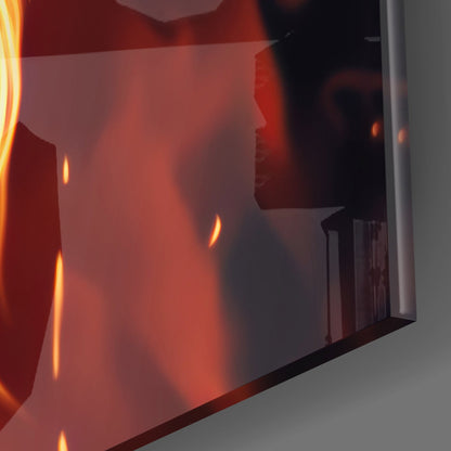Harley Quinn Glass Wall Art  || Designers Collection