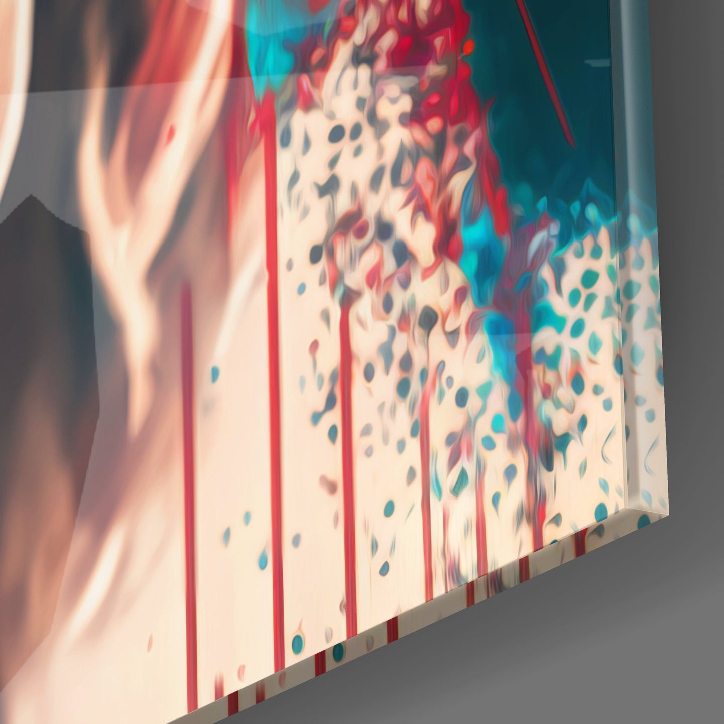 Harley Quinn Glass Wall Art  || Designers Collection