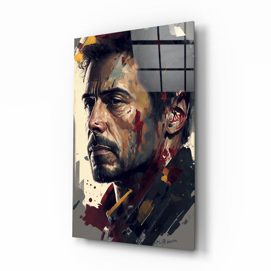 Iron Man Glass Wall Art  || Designers Collection