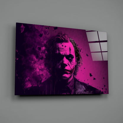 Joker Glass Wall Art  || Designers Collection