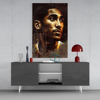 Kobe Bryant Glass Wall Art  || Designers Collection