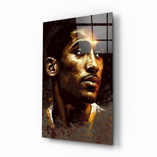 Kobe Bryant Glass Wall Art  || Designers Collection