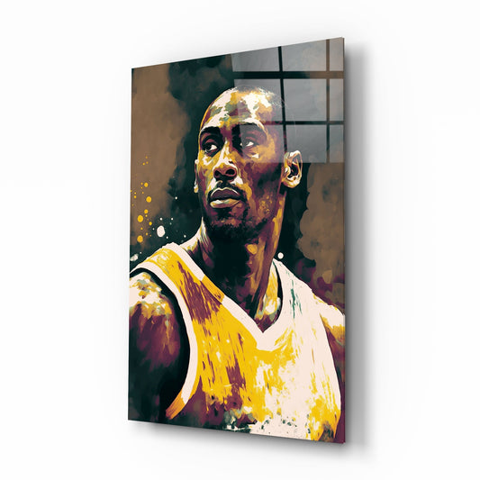 Kobe Bryant Glass Wall Art  || Designers Collection