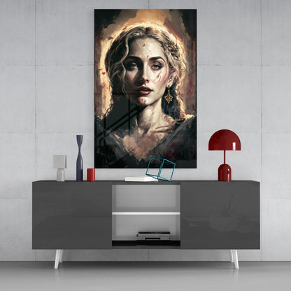 Madonna Glass Wall Art  || Designers Collection