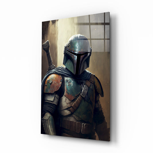 Boba Fett Glass Wall Art  || Designers Collection