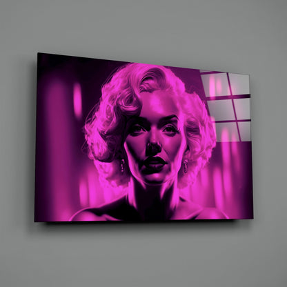 Marilyn Monroe Glass Wall Art  || Designers Collection