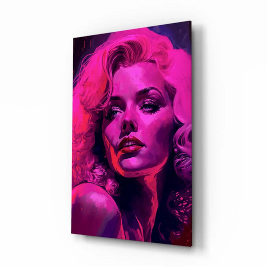 Marilyn Monroe Glass Wall Art  || Designers Collection