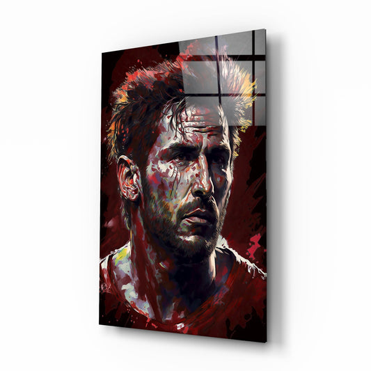 Messi Glass Wall Art  || Designers Collection