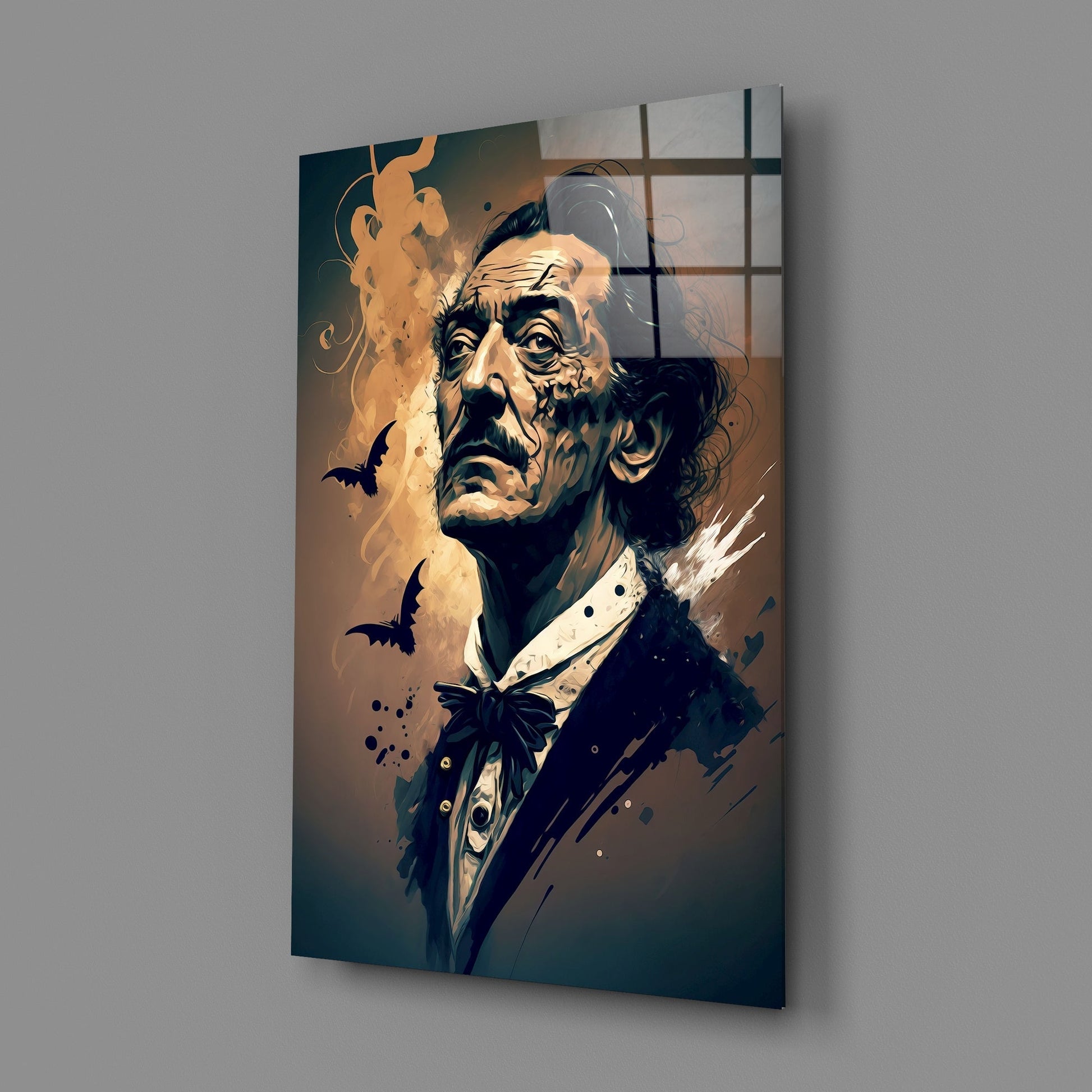 Salvador Dali Glass Wall Art  || Designers Collection