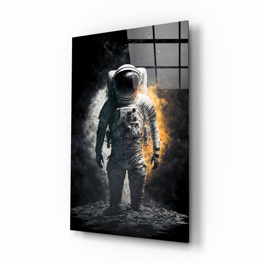 Astronaut  Glass Wall Art  || Designers Collection