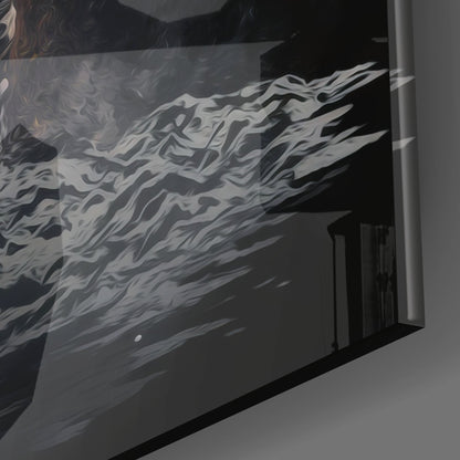 Astronaut  Glass Wall Art  || Designers Collection