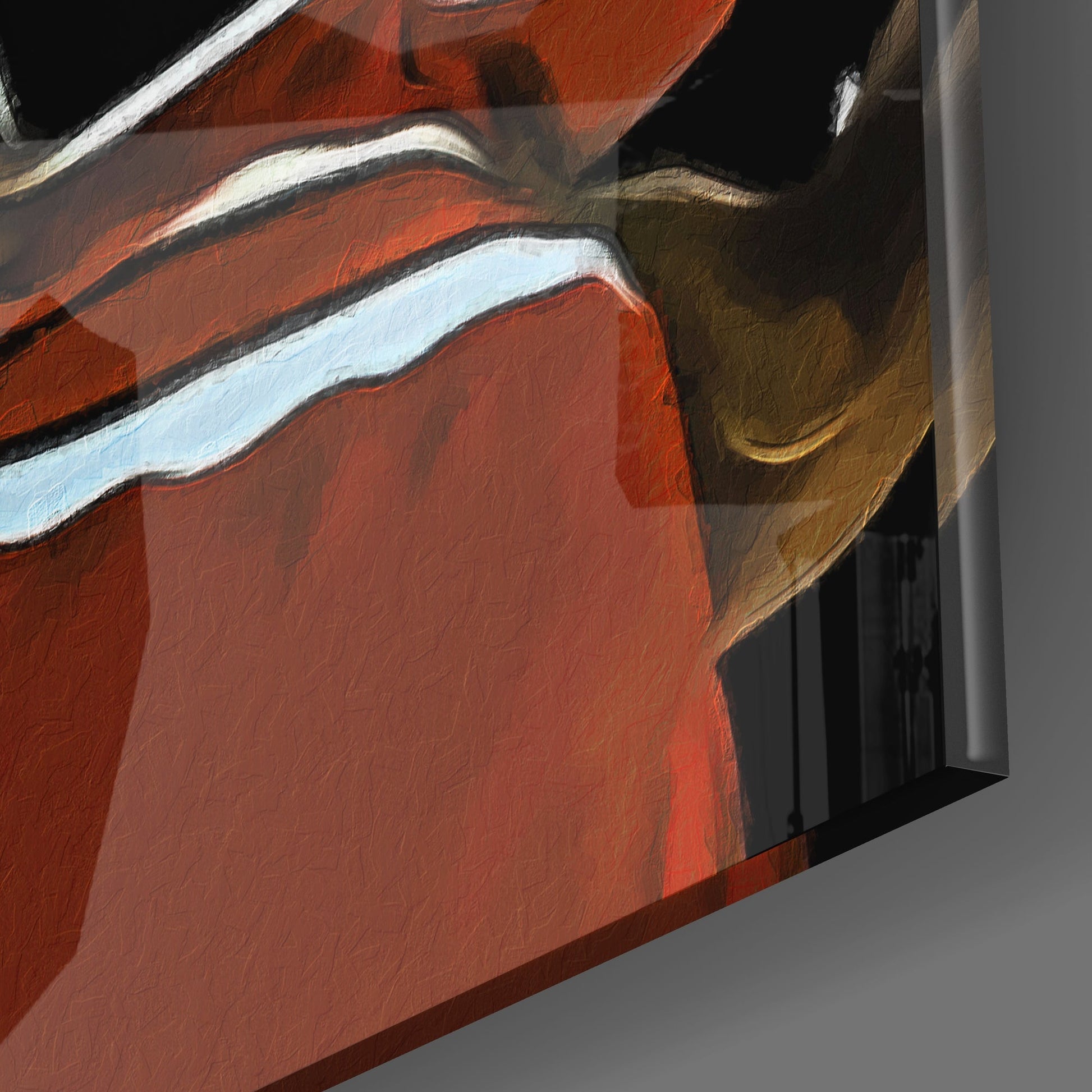 Micheal Jordan Glass Wall Art || Designers Collection