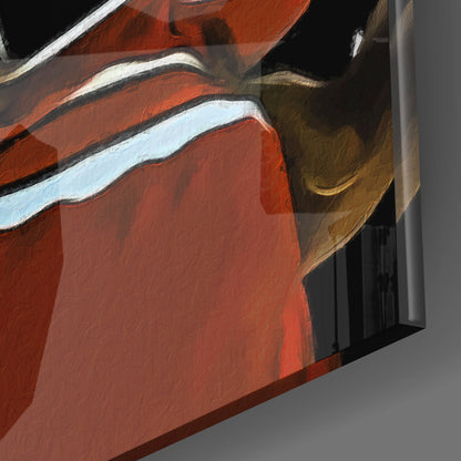 Micheal Jordan Glass Wall Art || Designers Collection
