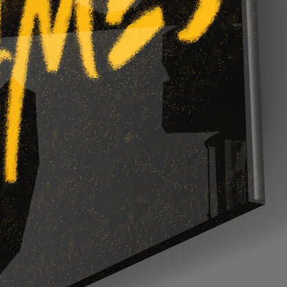 Lebron James, King Glass Wall Art || Designers Collection