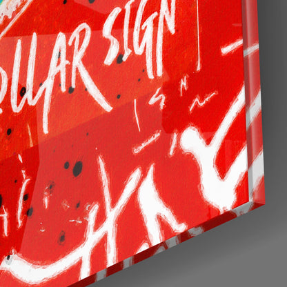 Andy Warhol and Dollar Glass Wall Art || Designers Collection