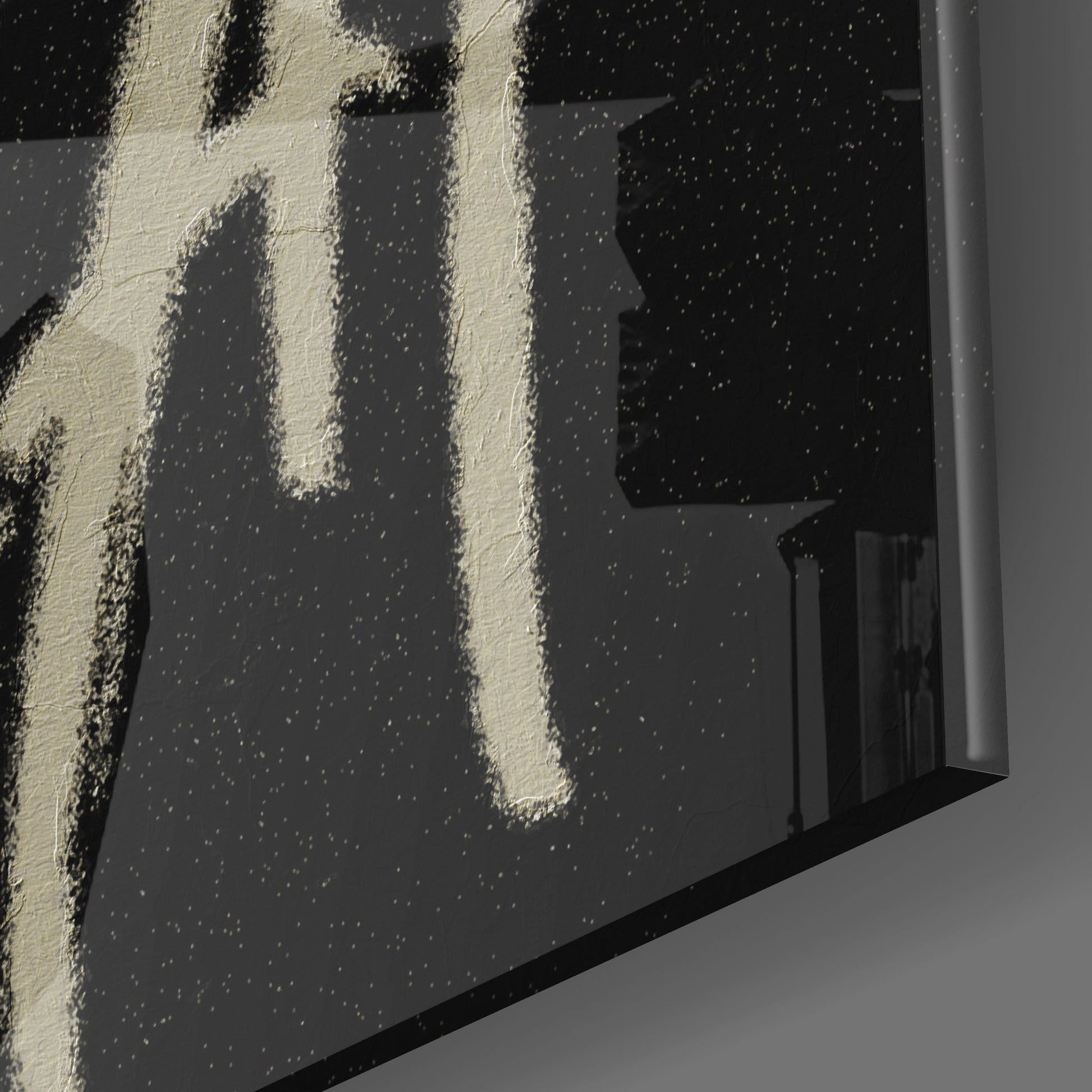 Banksy Basquiat Glass Wall Art || Designers Collection