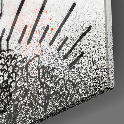 Style of Keith Haring Glass Wall Art || Designers Collection