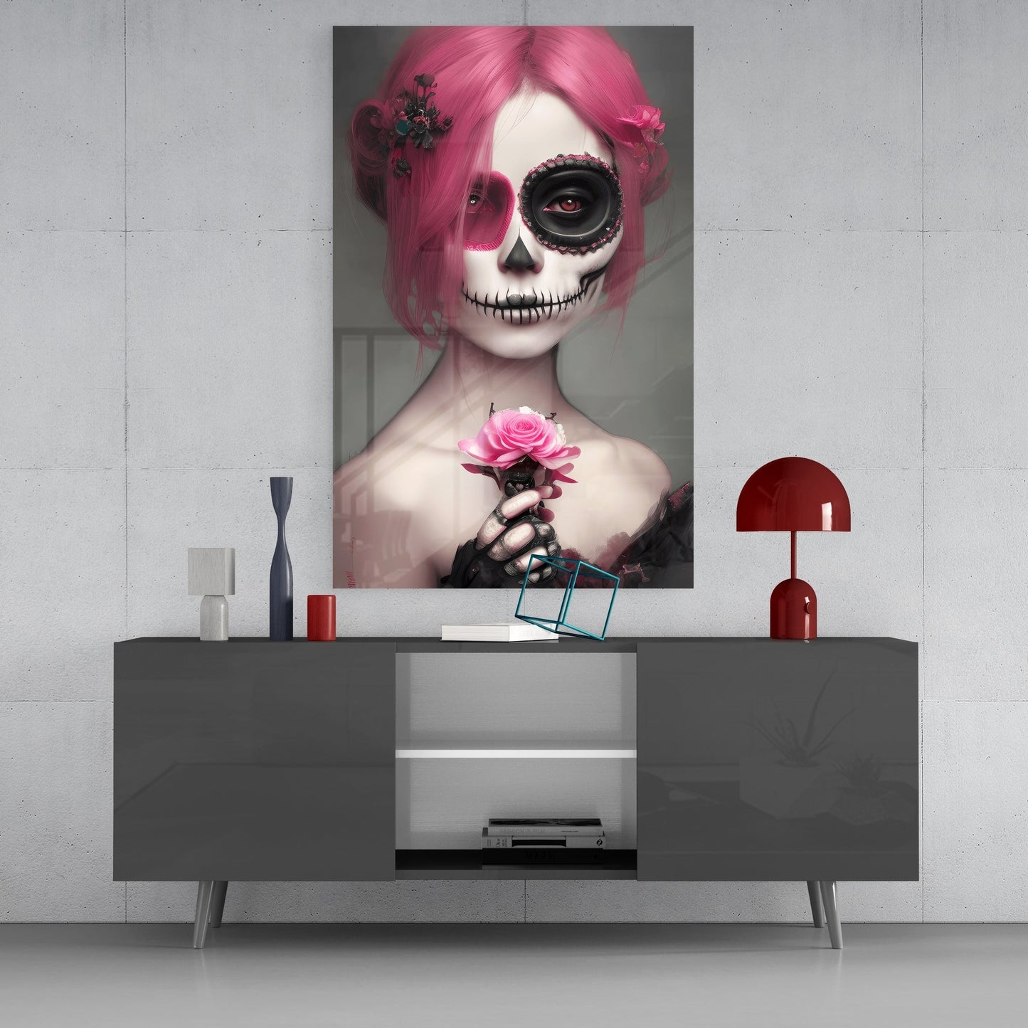 Corpse Bride Glass Wall Art || Designer's Collection