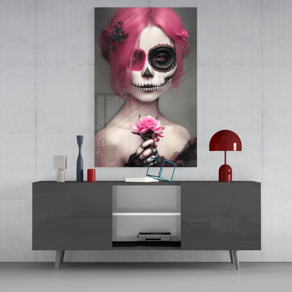 Corpse Bride Glass Wall Art || Designer's Collection